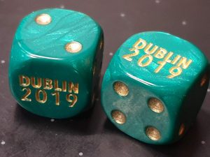 Dublin 2019 D6 dice