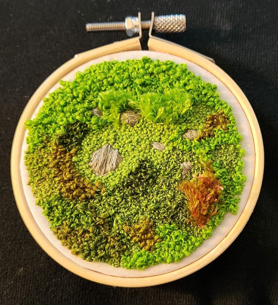 Embroidered Moss